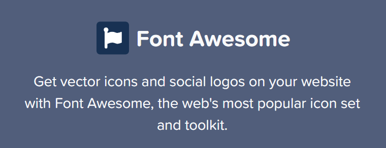 在网站上如何使用Font Awesom图标